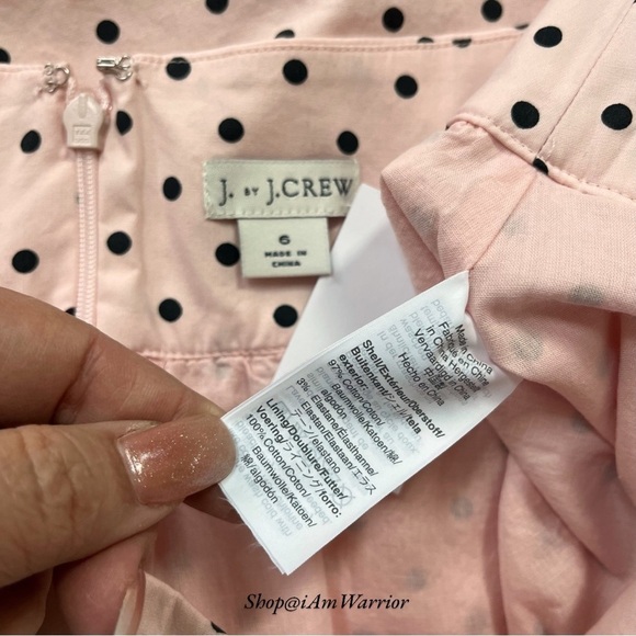 J.Crew NWT pink/black polka dot ruffle midi skirt *shop@iamwarrior - Picture 8 of 9